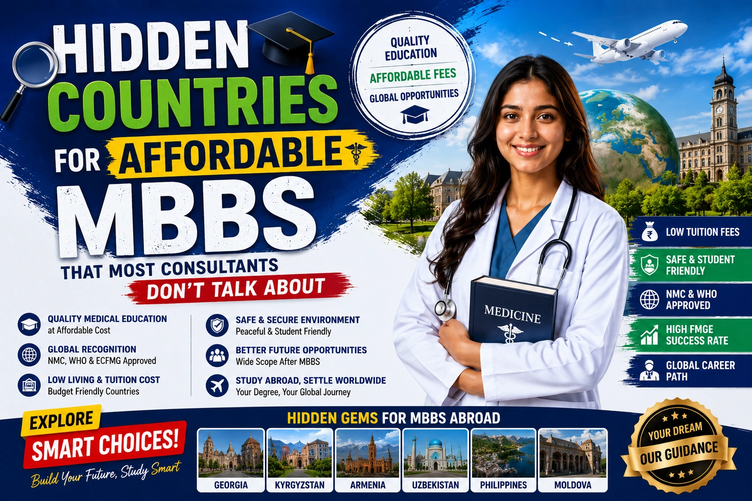Hidden Countries for Affordable MBBS That Most Consultants Dont Talk About